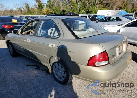 2000 Nissan Sentra Base z USA, uszkodzony, nr VIN 3N1CB51D6YL345881